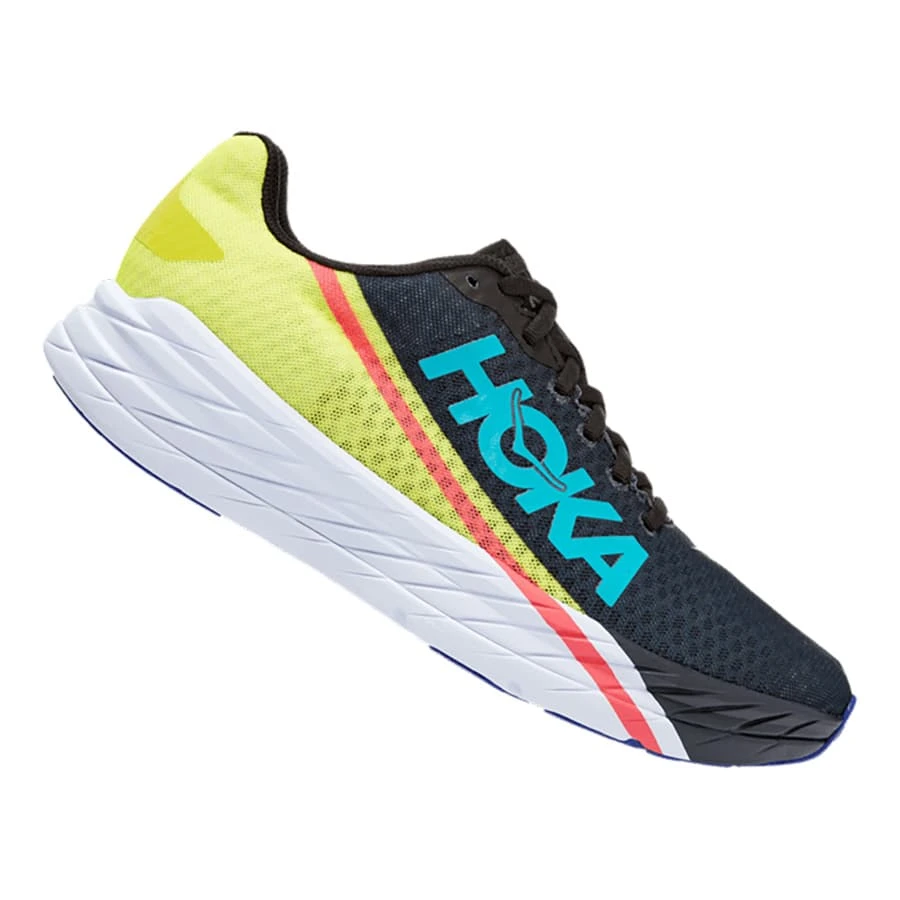 HOKA Rocket X Laufschuhe Grün/weiß/marineblau 3 HOKA Rocket X Laufschuhe Grün/weiß/marineblau