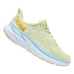 HOKA Clifton 8 Laufschuhe Gelb/weiß/orange