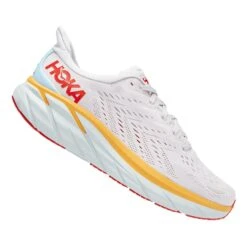 HOKA Clifton 8 Laufschuhe Orange/weiß/rot