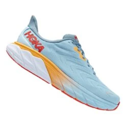 HOKA Arahi 6 Laufschuhe Hellblau/weiß/orange