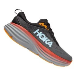 HOKA Bondi 8 Laufschuhe Grau/blau/orange