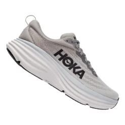 HOKA Bondi 8 Laufschuhe Grau/weiß/schwarz