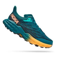 HOKA Speedgoat 5 GORE-TEX Damen Trailrunningschuhe Türkis/hellorange