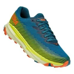 HOKA Torrent 2 Trailrunningschuhe Blau/gelb