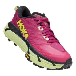 HOKA Mafate Speed 3 Damen Trailrunningschuhe Fuchsia/gelb