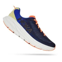 HOKA Rincon 3 Laufschuhe Dunkelblau/weiß/gelb