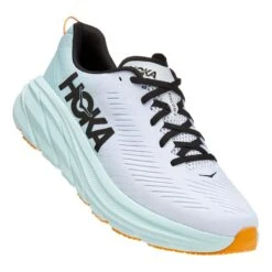 HOKA Rincon 3 Laufschuhe Hellblau/orange