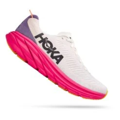 HOKA Rincon 3 Damen Laufschuhe Weiß/fuchsia/lila