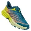 HOKA Speedgoat 5 Trailrunningschuhe Blau/orange/gelb -Hoka hk 1123157 bce 001