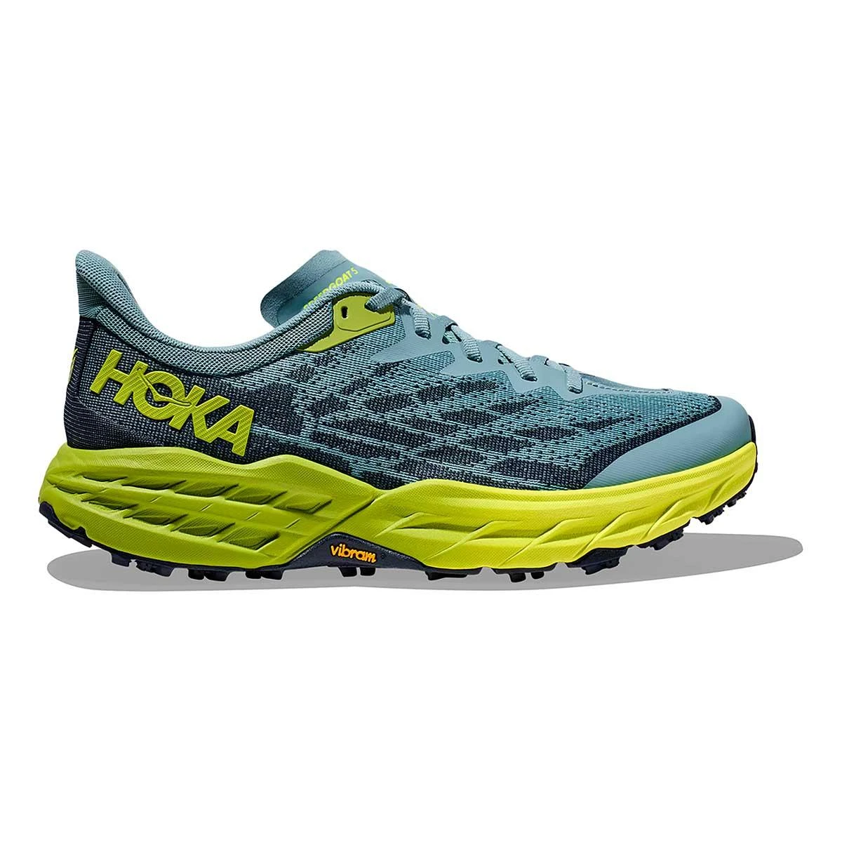 HOKA Speedgoat 5 Trailrunningschuhe Grau/neongelb 3 HOKA Speedgoat 5 Trailrunningschuhe Grau/neongelb