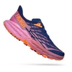 HOKA Speedgoat 5 Damen Trailrunningschuhe Lila/hellrosa/orange