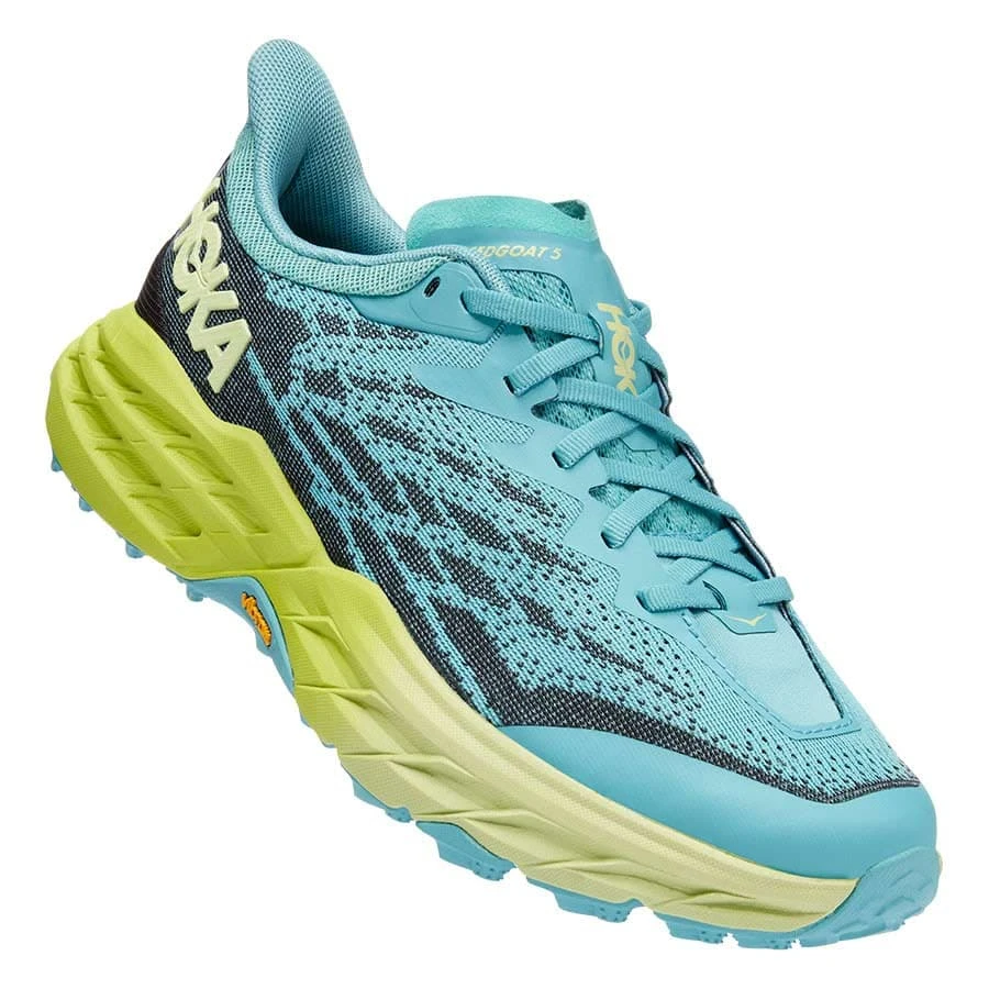 HOKA Speedgoat 5 Damen Trailrunningschuhe Hellblau/gelb 3 HOKA Speedgoat 5 Damen Trailrunningschuhe Hellblau/gelb
