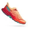 HOKA Speedgoat 5 Damen Trailrunningschuhe Orange/cremeweiß/blau