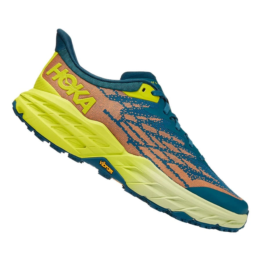 HOKA Speedgoat 5 Trailrunningschuhe Blau/gelb/orange 3 HOKA Speedgoat 5 Trailrunningschuhe Blau/gelb/orange