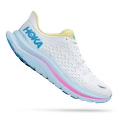 HOKA Kawana Laufschuhe Weiß/blau/rosa