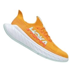 HOKA Carbon X 3 Laufschuhe Orange/weiß