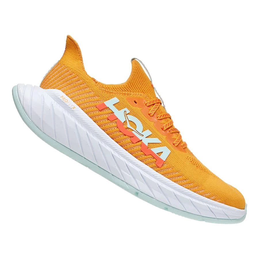HOKA Carbon X 3 Laufschuhe Orange/weiß 3 HOKA Carbon X 3 Laufschuhe Orange/weiß