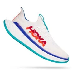 HOKA Carbon X 3 Laufschuhe Weiß/orange/marineblau