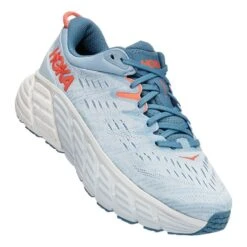 HOKA Gaviota 4 Damen Laufschuhe Hellblau/orange