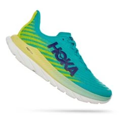 HOKA Mach 5 Damen Laufschuhe Türkis/hellgrün/weiß
