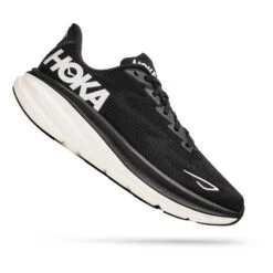 HOKA Clifton 9 Laufschuhe Schwarz/weiß