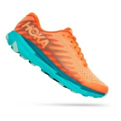 HOKA Torrent 3 Trailrunningschuhe Orange/türkis