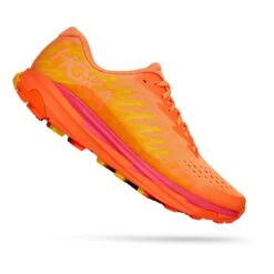 HOKA Torrent 3 Damen Trailrunningschuhe Neonorange/fuchsia/gelb