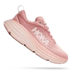 HOKA Bondi 8 Damen Laufschuhe Hellrosa/weiß/rosa