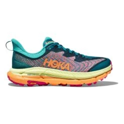 HOKA Mafate Speed 4 Trailrunningschuhe Türkis/orange/fuchsia