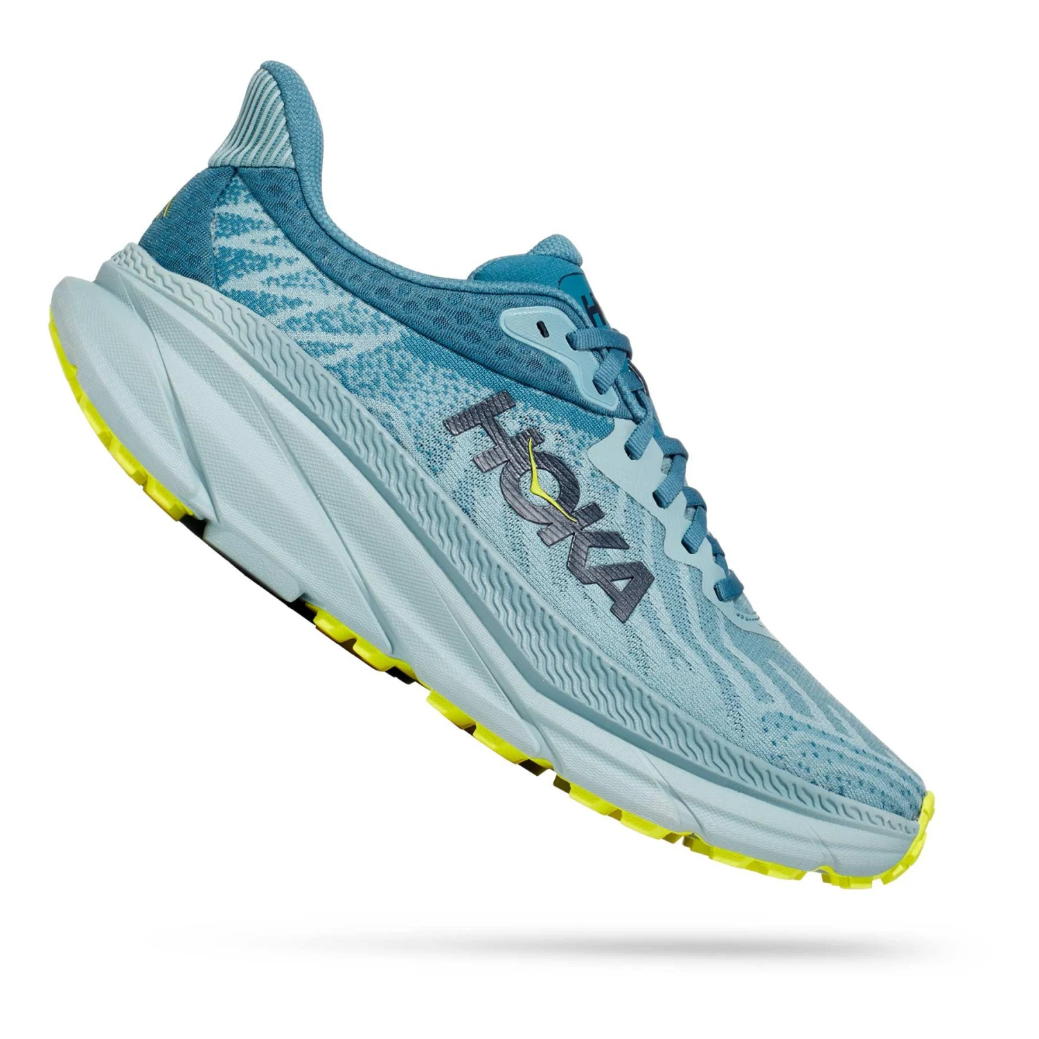HOKA Challenger ATR 7 Trailrunningschuhe Grau/blau/gelb 3 HOKA Challenger ATR 7 Trailrunningschuhe Grau/blau/gelb