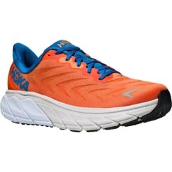 Hoka Arahi 6 Laufschuhe - Vibrant Orange / Coastal Sky