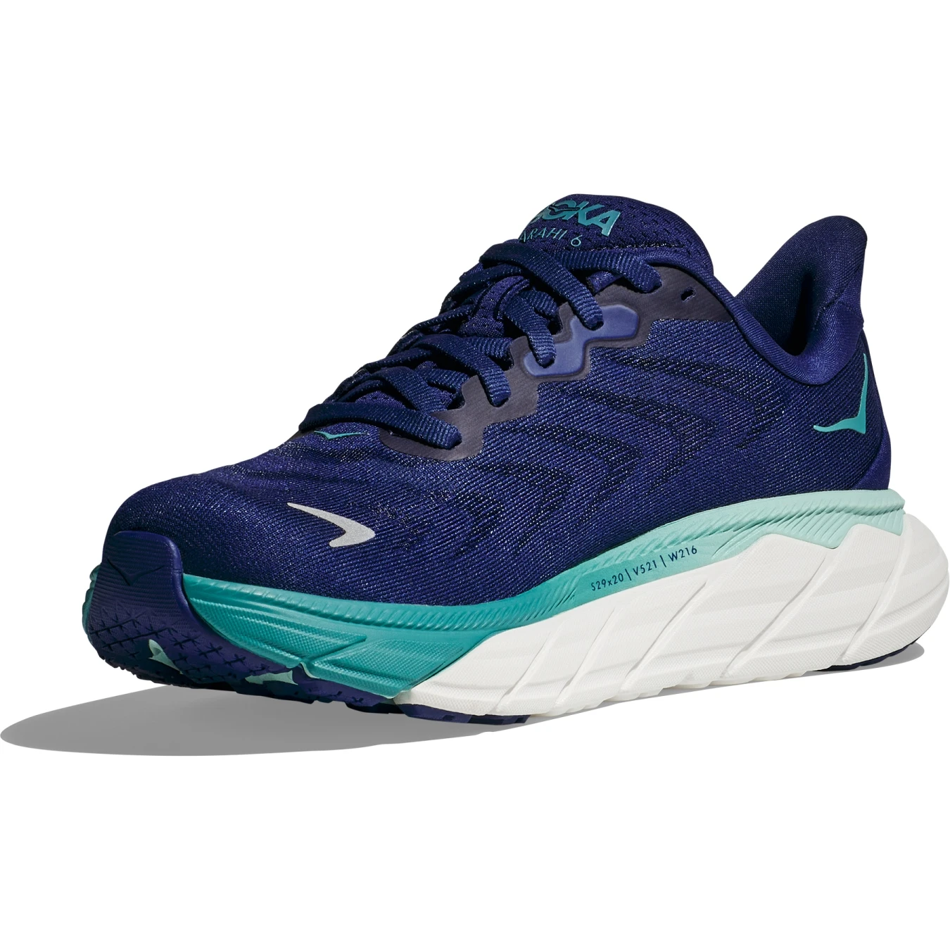 Hoka Arahi 6 Damen Laufschuhe - Bellwether Blue / Ocean Mist 4 Hoka Arahi 6 Damen Laufschuhe - Bellwether Blue / Ocean Mist – Bild 2