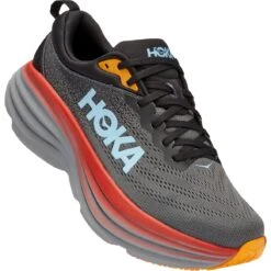 Hoka Bondi 8 Laufschuhe Herren - Anthracite / Castlerock