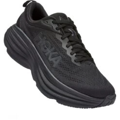 Hoka Bondi 8 X-Wide Laufschuhe - Schwarz / Schwarz
