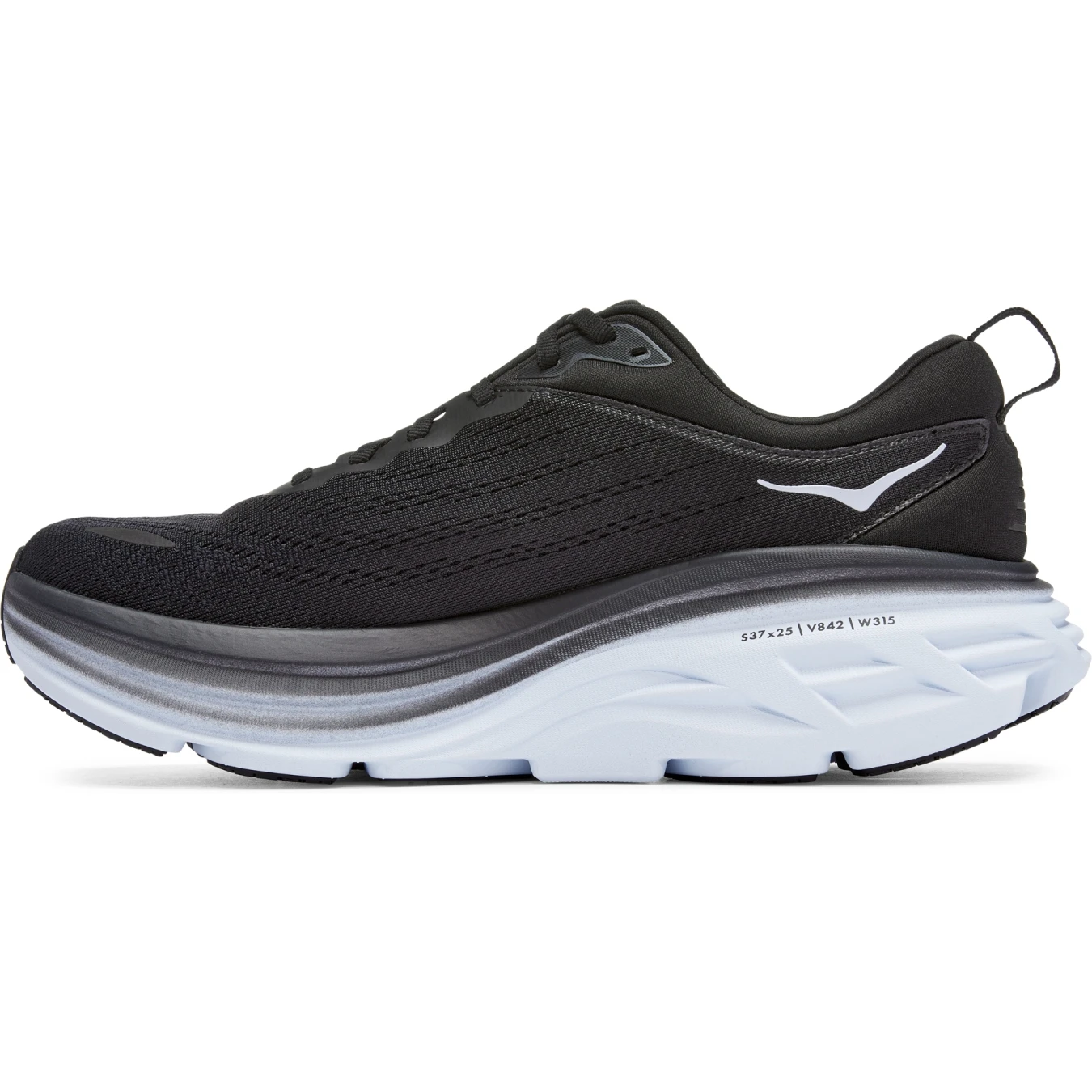 Hoka Bondi 8 Laufschuhe Herren - Schwarz / Weiß 8 Hoka Bondi 8 Laufschuhe Herren - Schwarz / Weiß – Bild 6