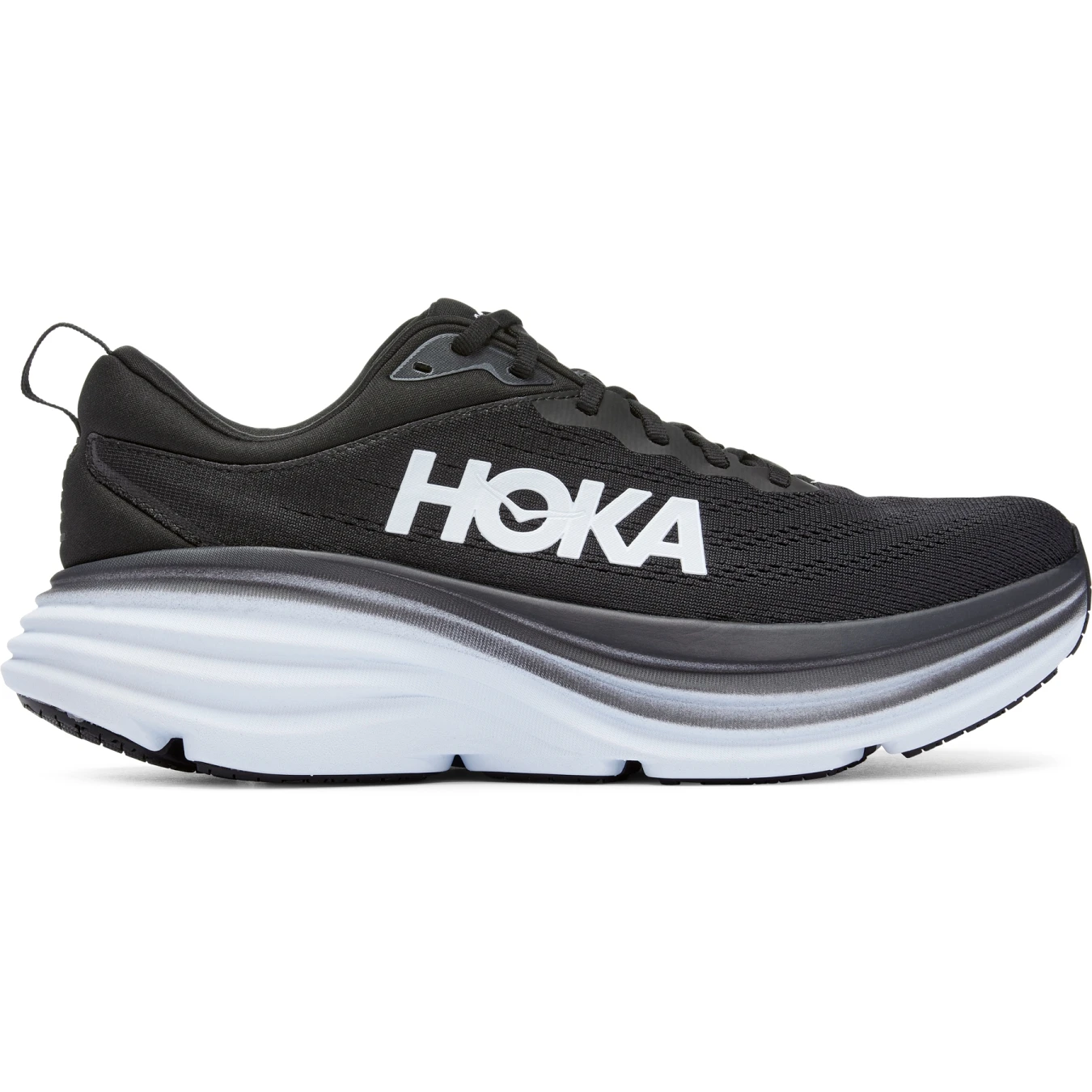 Hoka Bondi 8 Laufschuhe Herren - Schwarz / Weiß 7 Hoka Bondi 8 Laufschuhe Herren - Schwarz / Weiß – Bild 5