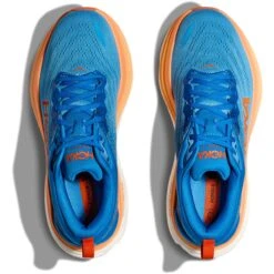 Hoka Bondi 8 Laufschuhe Herren - Coastal Sky / Vibrant Orange -Hoka hoka bondi 8 running shoes coastal sky vibrant orange 4 1364191