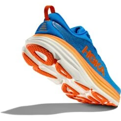 Hoka Bondi 8 Wide Laufschuhe Herren - Coastal Sky / Vibrant Orange -Hoka hoka bondi 8 running shoes coastal sky vibrant orange 6 1364187 1