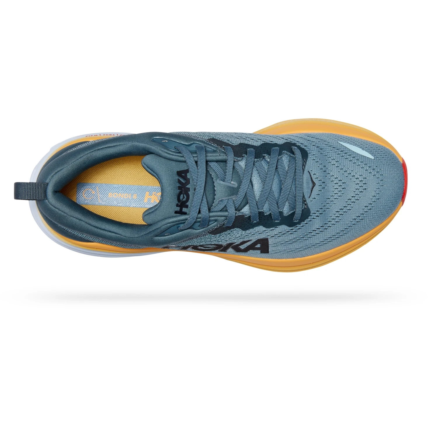 Hoka Bondi 8 Wide Laufschuhe Herren - Goblin Blue / Mountain Spring 7 Hoka Bondi 8 Wide Laufschuhe Herren - Goblin Blue / Mountain Spring – Bild 5