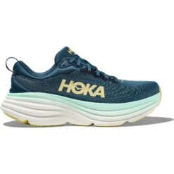 Hoka Bondi 8 Laufschuhe Herren - Midnight Ocean / Bluesteel -Hoka hoka bondi 8 running shoes midnight ocean bluesteel 7 1502242
