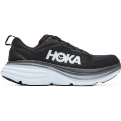 Hoka Bondi 8 Wide Laufschuhe Damen - Schwarz / Weiß -Hoka hoka bondi 8 women s running shoes black white 2 1239594