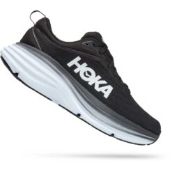 Hoka Bondi 8 Laufschuhe Damen - Schwarz / Weiß -Hoka hoka bondi 8 women s running shoes black white 5 1239597 1