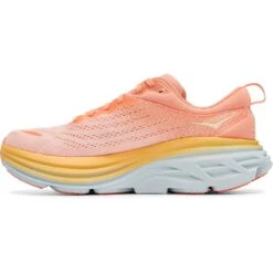 Hoka Bondi 8 Laufschuhe Damen - Shell Coral / Peach Parfait -Hoka hoka bondi 8 women s running shoes shell coral peach parfait 1 1239601
