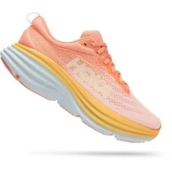 Hoka Bondi 8 Laufschuhe Damen - Shell Coral / Peach Parfait -Hoka hoka bondi 8 women s running shoes shell coral peach parfait 3 1239603