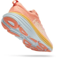 Hoka Bondi 8 Laufschuhe Damen - Shell Coral / Peach Parfait -Hoka hoka bondi 8 women s running shoes shell coral peach parfait 4 1239604