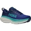 Hoka Bondi 8 Laufschuhe Damen - Bellwether Blue / Evening Sky