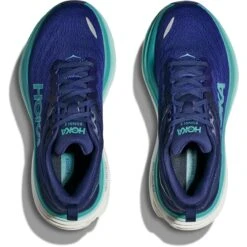 Hoka Bondi 8 Laufschuhe Damen - Bellwether Blue / Evening Sky -Hoka hoka bondi 8 womens running shoes bellwether blue evening sky 7 1502139