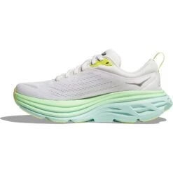Hoka Bondi 8 Laufschuhe Damen - Blanc De Blanc / Sunlit Ocean -Hoka hoka bondi 8 womens running shoes blanc de blanc sunlit ocean 2 1502149