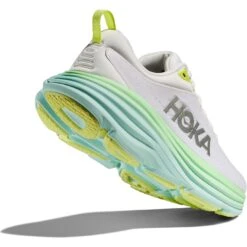 Hoka Bondi 8 Laufschuhe Damen - Blanc De Blanc / Sunlit Ocean -Hoka hoka bondi 8 womens running shoes blanc de blanc sunlit ocean 6 1502145