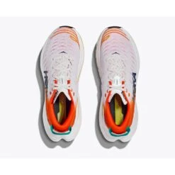 Hoka Bondi X Laufschuhe - Blanc De Blanc / Flame -Hoka hoka bondi x running shoes blanc de blanc flame 5 1460243